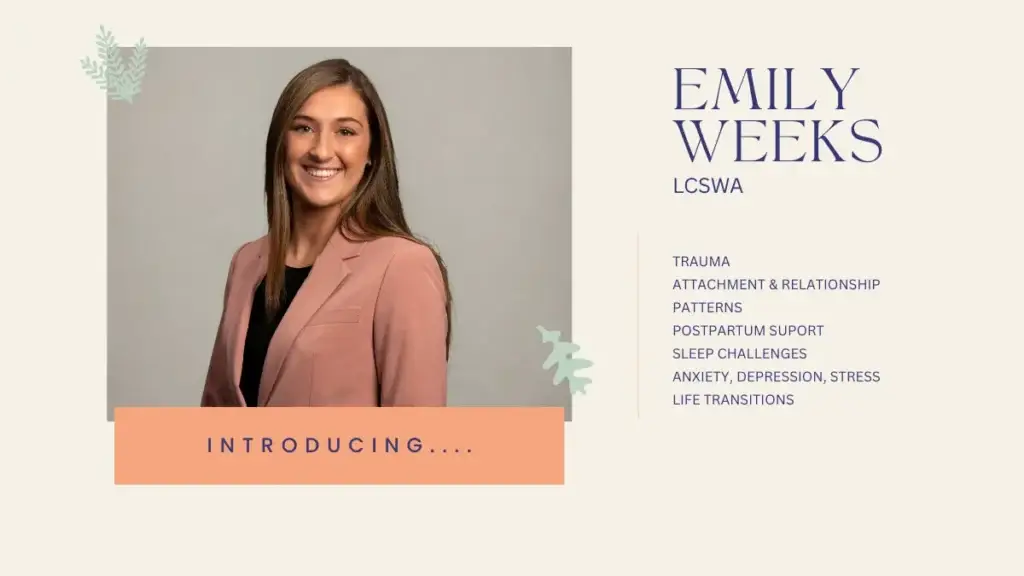 Headshot of Emily Weeks, LCSWA, therapist at Renewed Wellness Counseling offering in-person therapy in New Bern and virtual therapy across North Carolina.