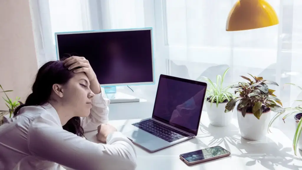 person experiencing quiet burnout feeling mentally exhausted